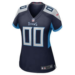 Tennessee Titans Women's Custom Game Jersey - Navy