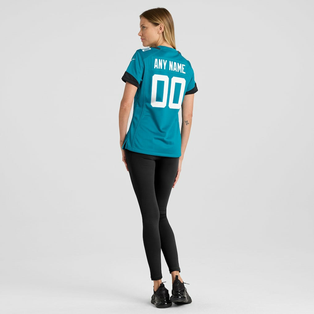Jacksonville Jaguars Women's Custom Team Jersey - Teal
