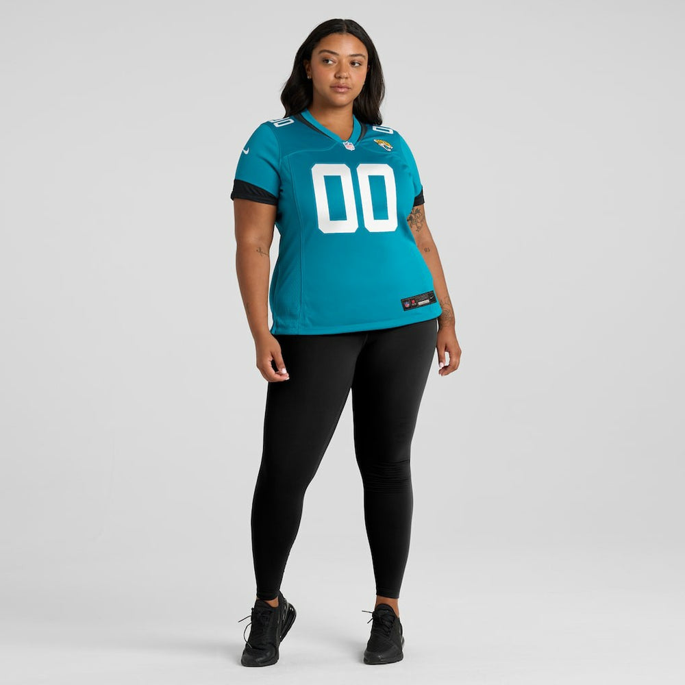 Jacksonville Jaguars Women's Custom Team Jersey - Teal