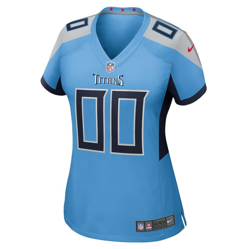 Tennessee Titans Women's Alternate Custom Game Jersey - Light Blue