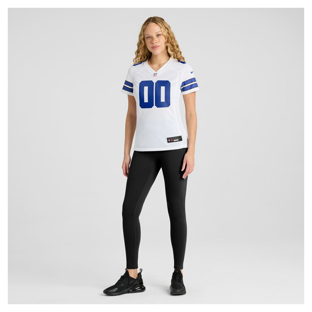 Dallas Cowboys Women's Custom Game Jersey - White