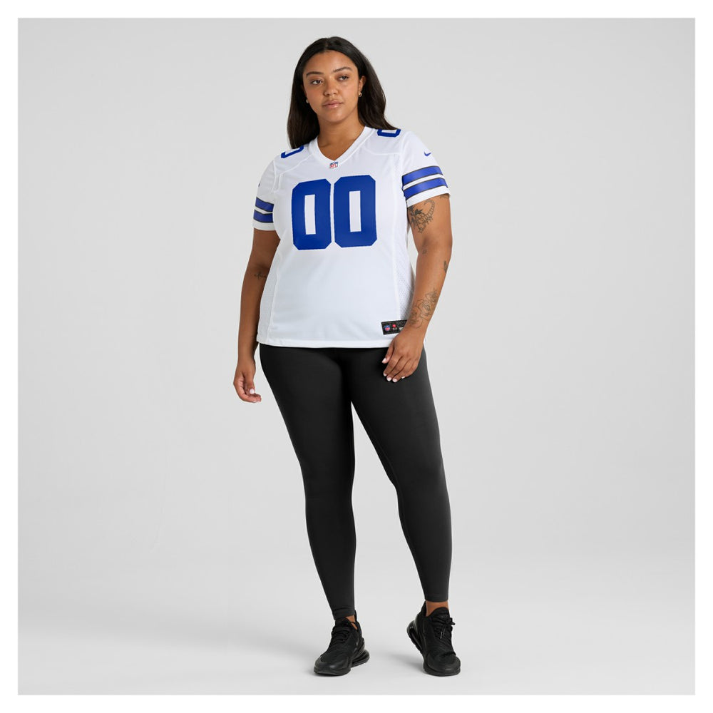 Dallas Cowboys Women's Custom Game Jersey - White