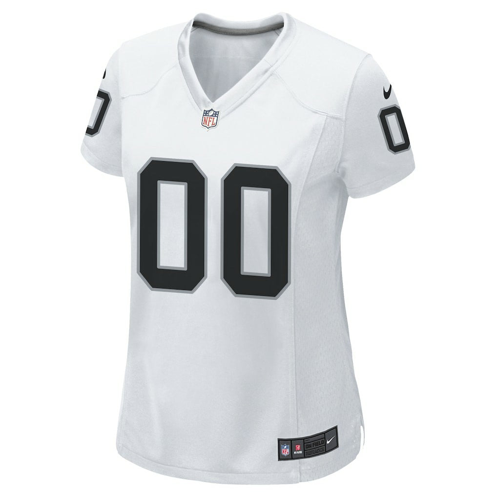 Las Vegas Raiders Women's Custom Game Jersey - White