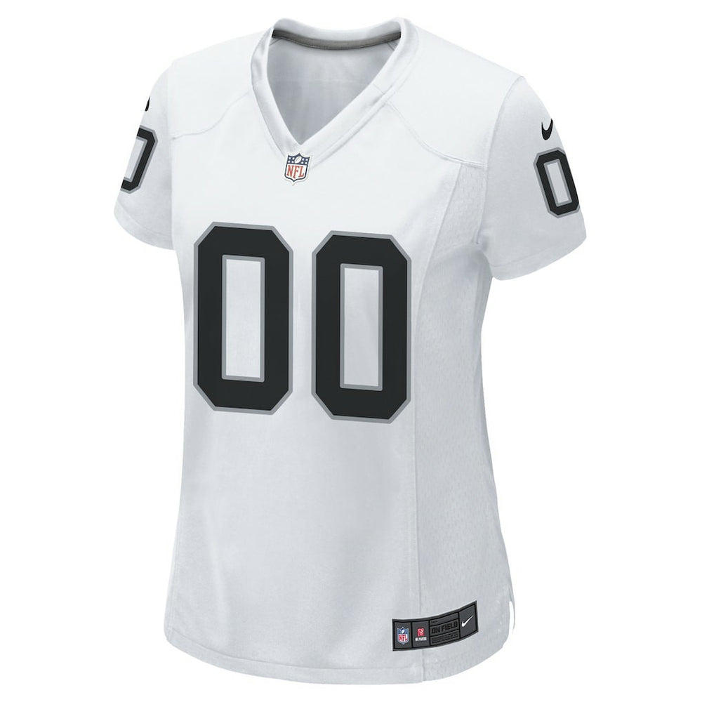 Las Vegas Raiders Women's Custom Game Jersey - White