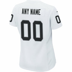 Las Vegas Raiders Women's Custom Game Jersey - White