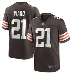 Denzel Ward Cleveland Browns Player Game Jersey - Brown
