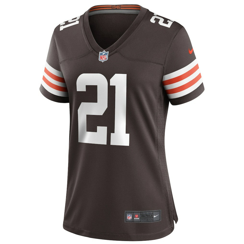 Denzel Ward Cleveland Browns Women's Player Game Jersey - Brown