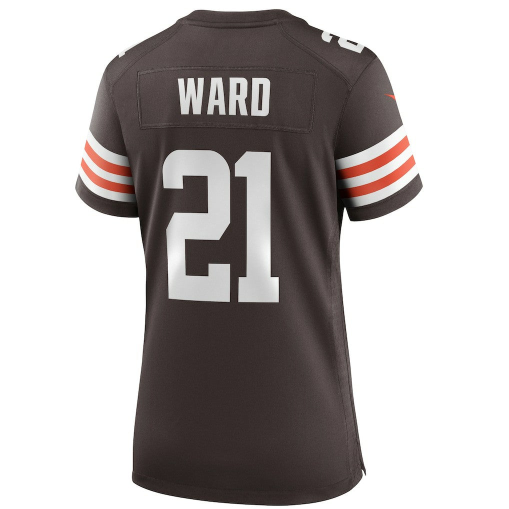 Denzel Ward Cleveland Browns Women's Player Game Jersey - Brown