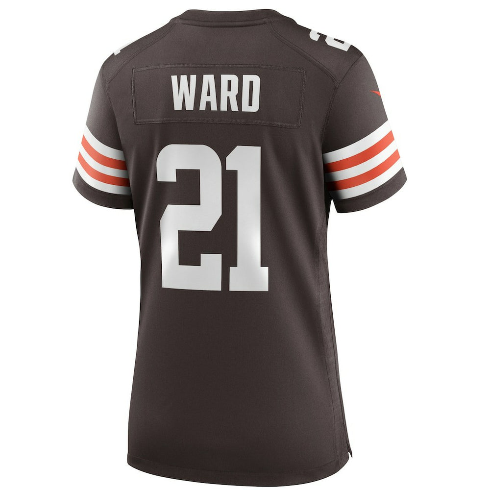 Denzel Ward Cleveland Browns Women's Player Game Jersey - Brown