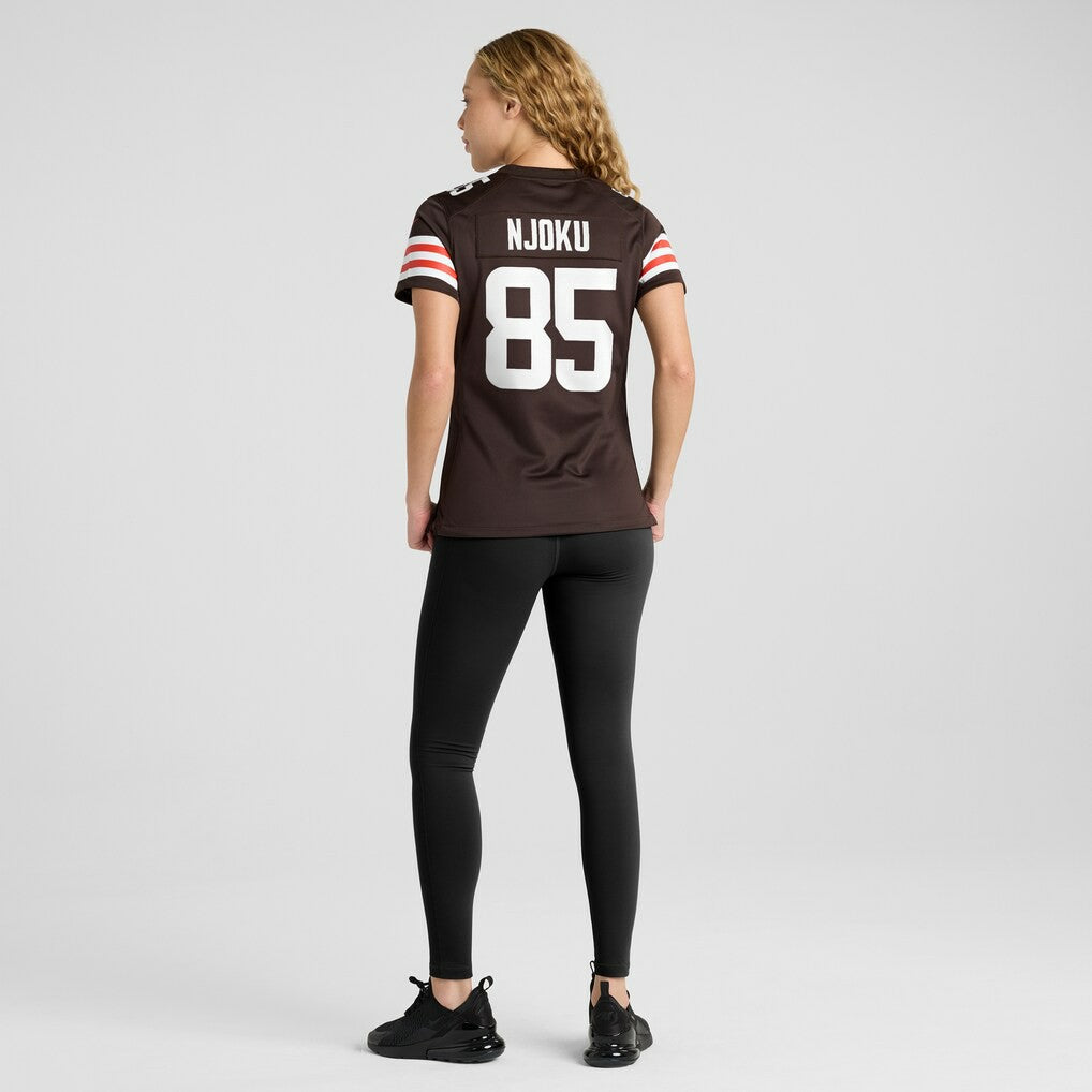 David Njoku Cleveland Browns Women's Player Game Jersey - Brown