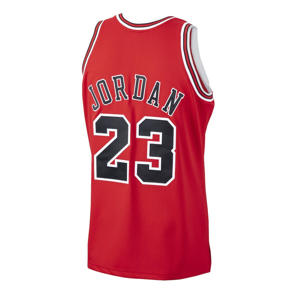 Michael Jordan Chicago Bulls 1997/98 Hardwood Classics Authentic Jersey sale - Scarlet