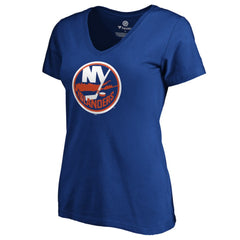 Mathew Barzal New York Islanders Women's Playmaker V-Neck T-Shirt Royal