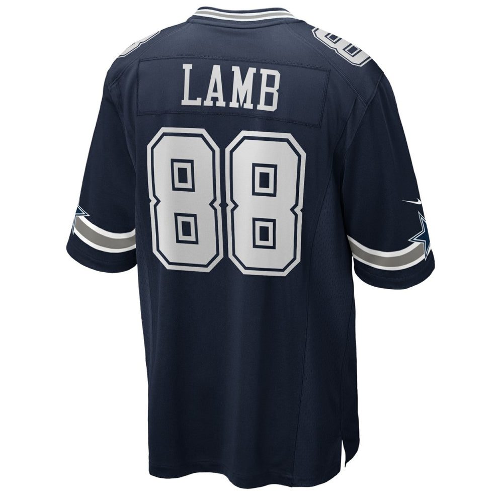 CeeDee Lamb Dallas Cowboys Game Jersey - Navy