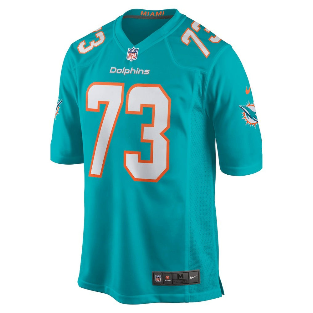 Austin Jackson Miami Dolphins Game Jersey - Aqua