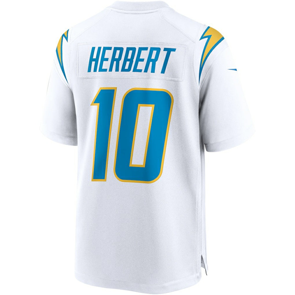 Justin Herbert Los Angeles Chargers Game Jersey - White