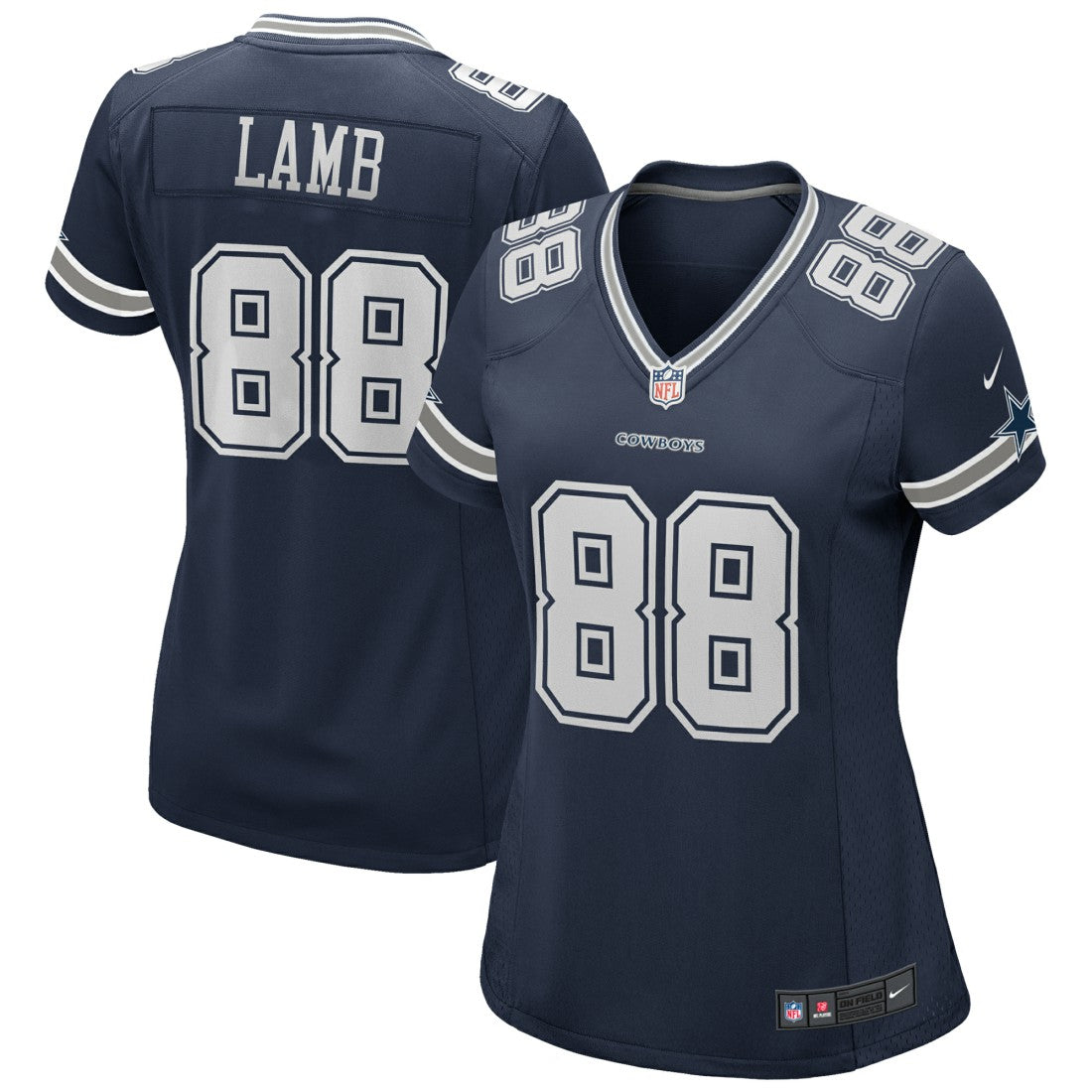 CeeDee Lamb Dallas Cowboys Women's Game Jersey - Navy