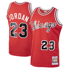 Michael Jordan Chicago Bulls 1984/85 Hardwood Classics Rookie Authentic Jersey sale - Red