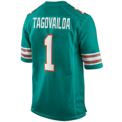 Tua Tagovailoa Miami Dolphins Alternate Game Jersey - Aqua