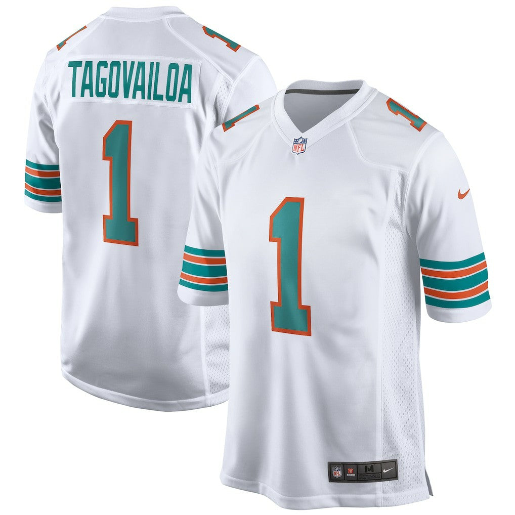 Tua Tagovailoa Miami Dolphins 2nd Alternate Game Jersey - White
