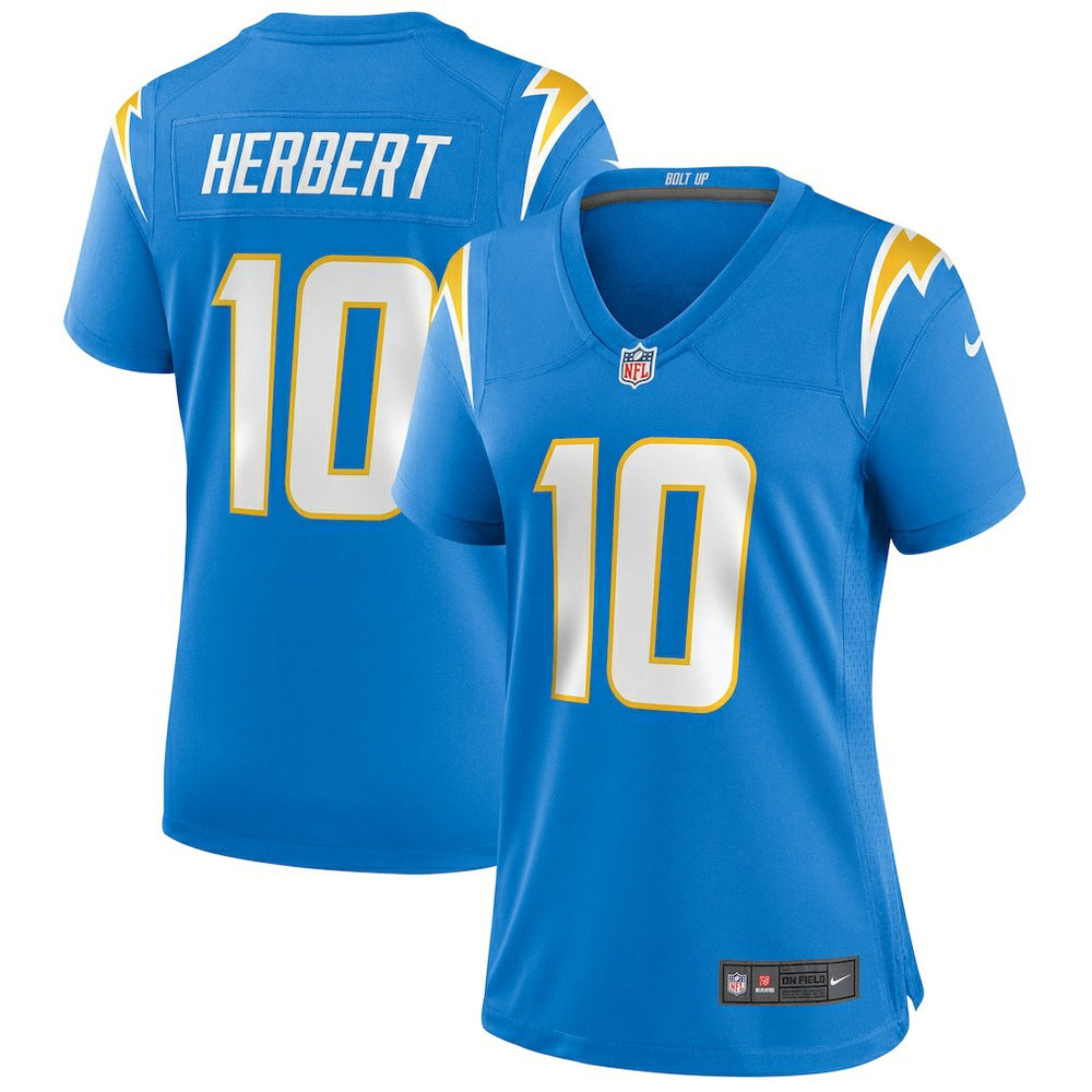 Justin Herbert Los Angeles Chargers Women's Player Game Jersey - Powder Blue