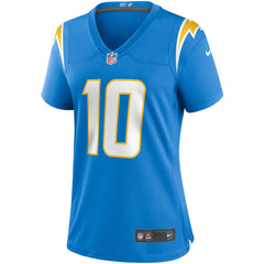 Justin Herbert Los Angeles Chargers Women's Player Game Jersey - Powder Blue
