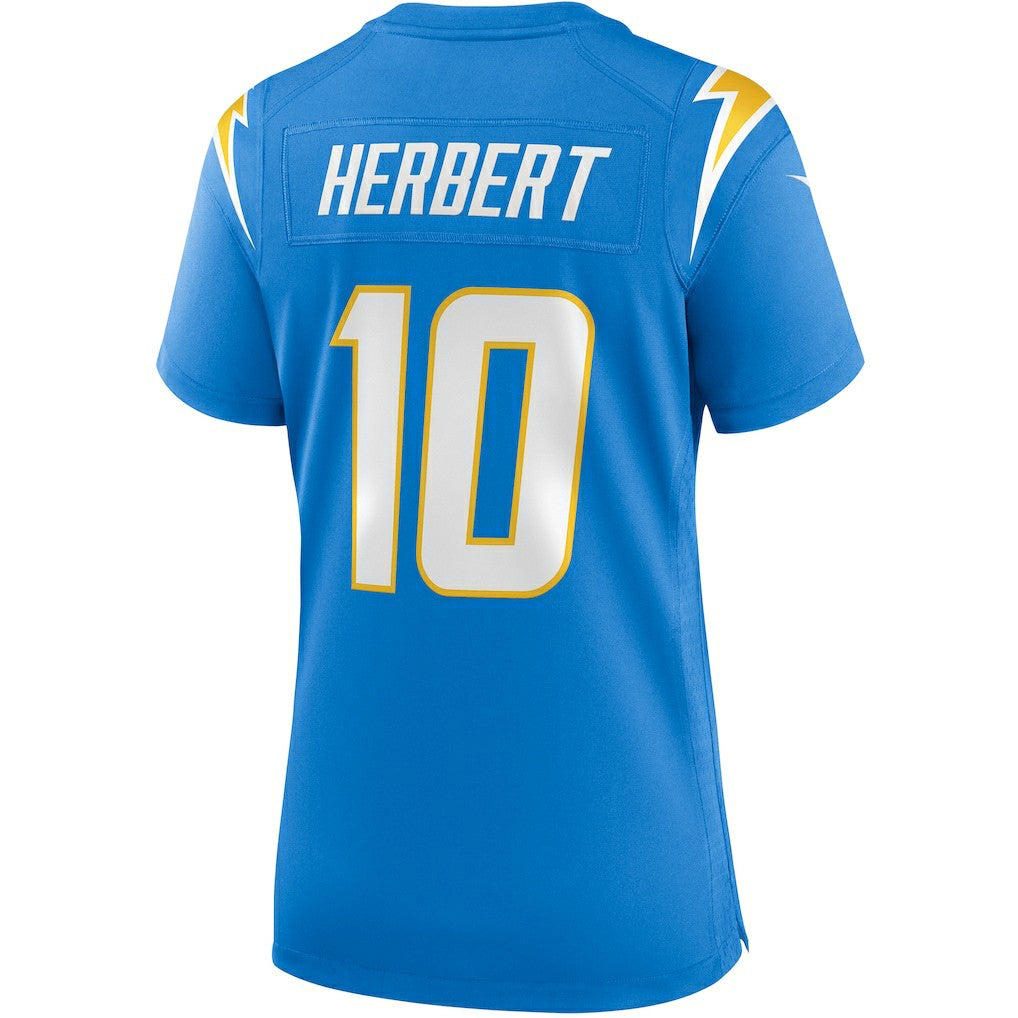 Justin Herbert Los Angeles Chargers Women's Player Game Jersey - Powder Blue