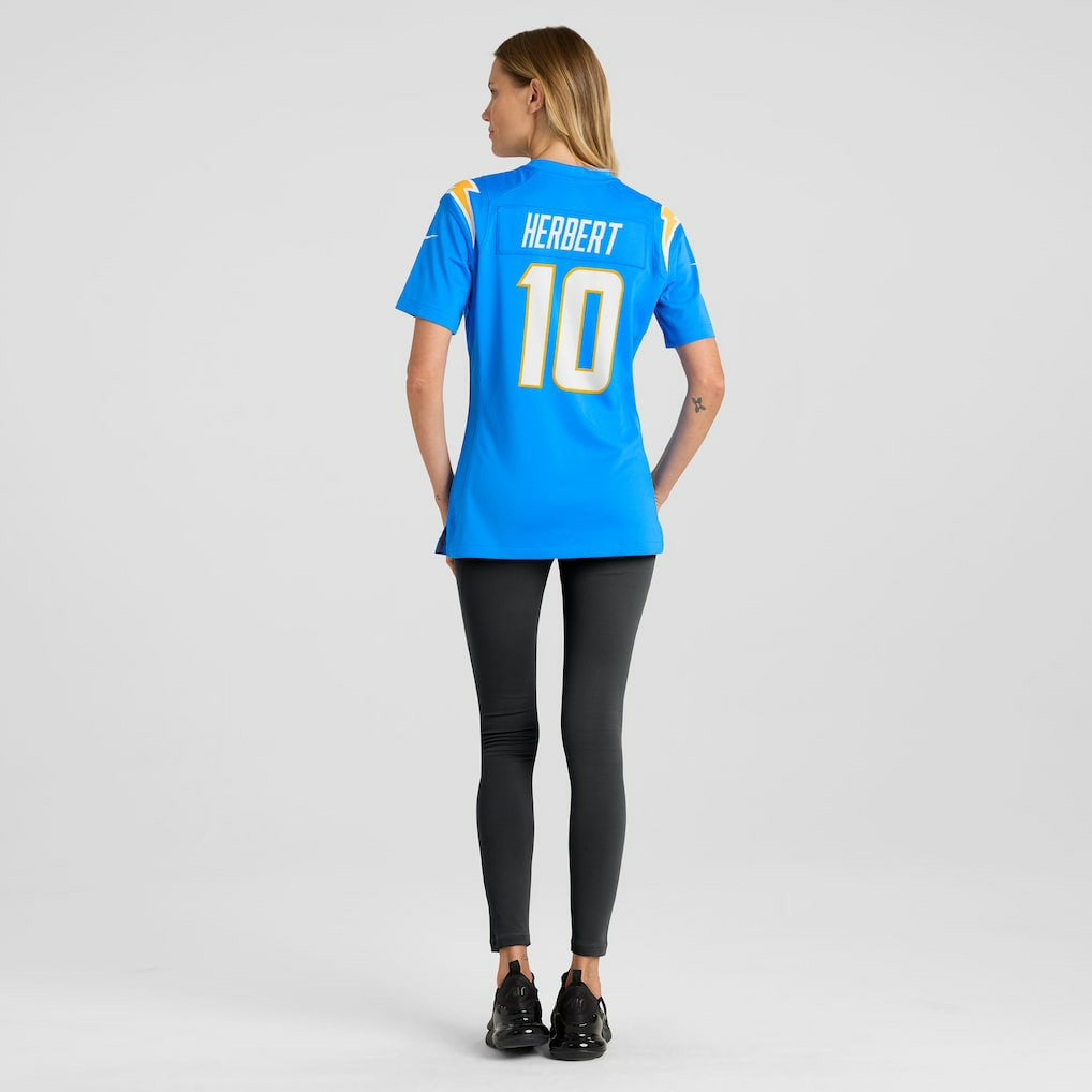 Justin Herbert Los Angeles Chargers Women's Player Game Jersey - Powder Blue