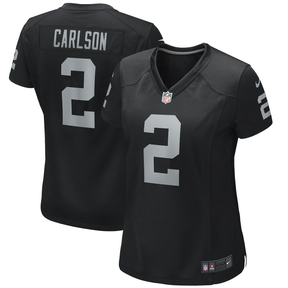 Daniel Carlson Las Vegas Raiders Women's Player Game Jersey - Black