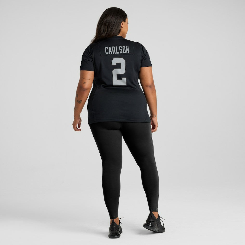 Daniel Carlson Las Vegas Raiders Women's Player Game Jersey - Black