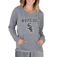 Chicago White Sox Concepts Sport Women's Mainstream Terry Long Sleeve Hoodie Top Gray