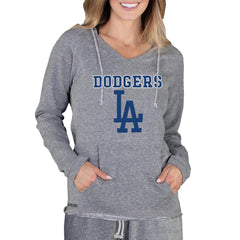 Los Angeles Dodgers Concepts Sport Women's Mainstream Terry Long Sleeve Hoodie Top Gray