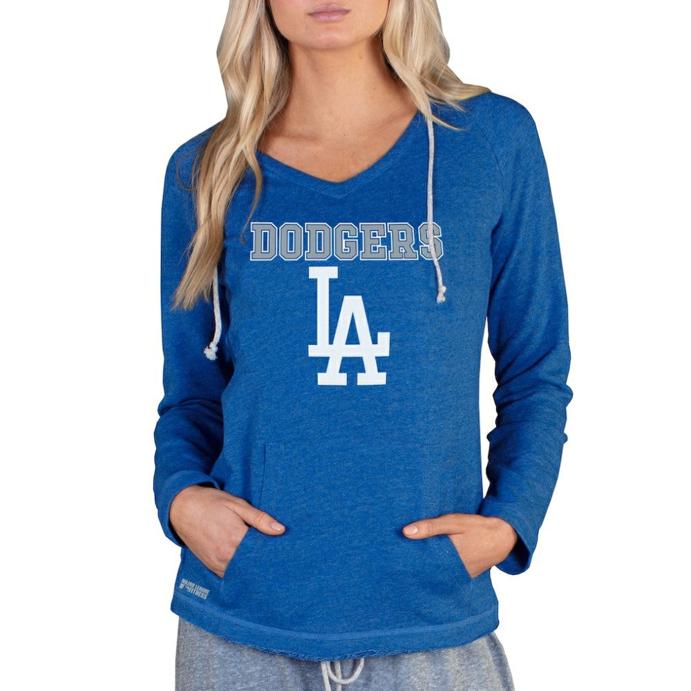 Los Angeles Dodgers Concepts Sport Women's Mainstream Terry Long Sleeve Hoodie Top Royal