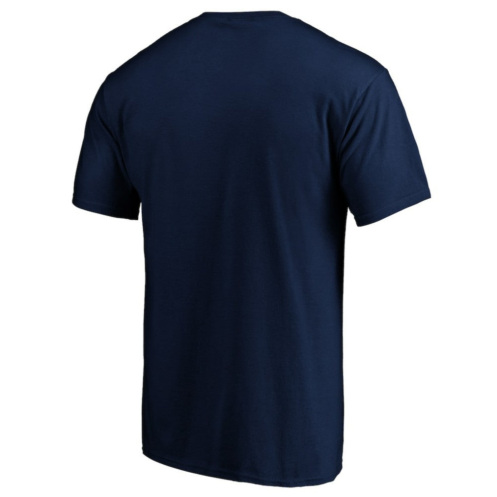 New Jersey Devils Banner Wave Logo T-Shirt Navy