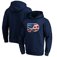 Philadelphia Flyers Banner Wave Logo Pullover Hoodie Navy