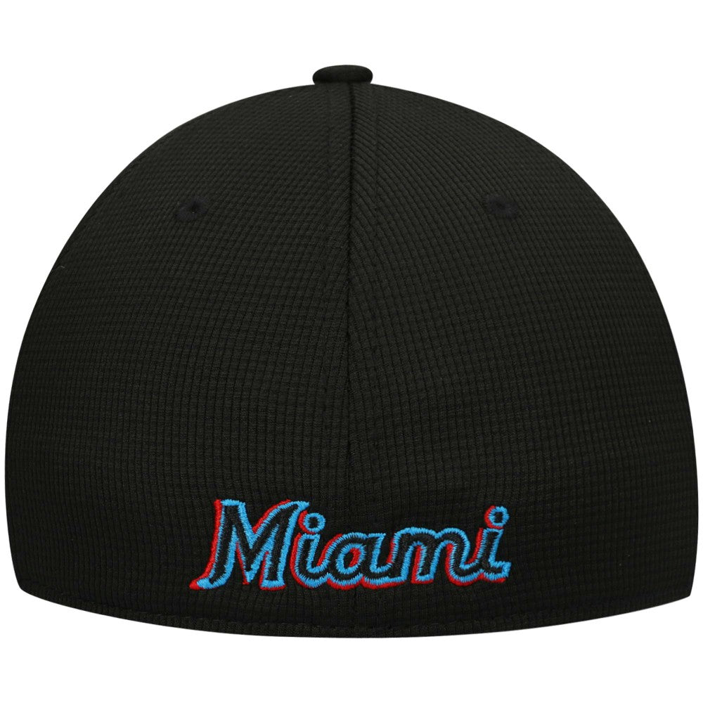 Miami Marlins Clubhouse Alternate 39THIRTY Flex Hat Black | New Era