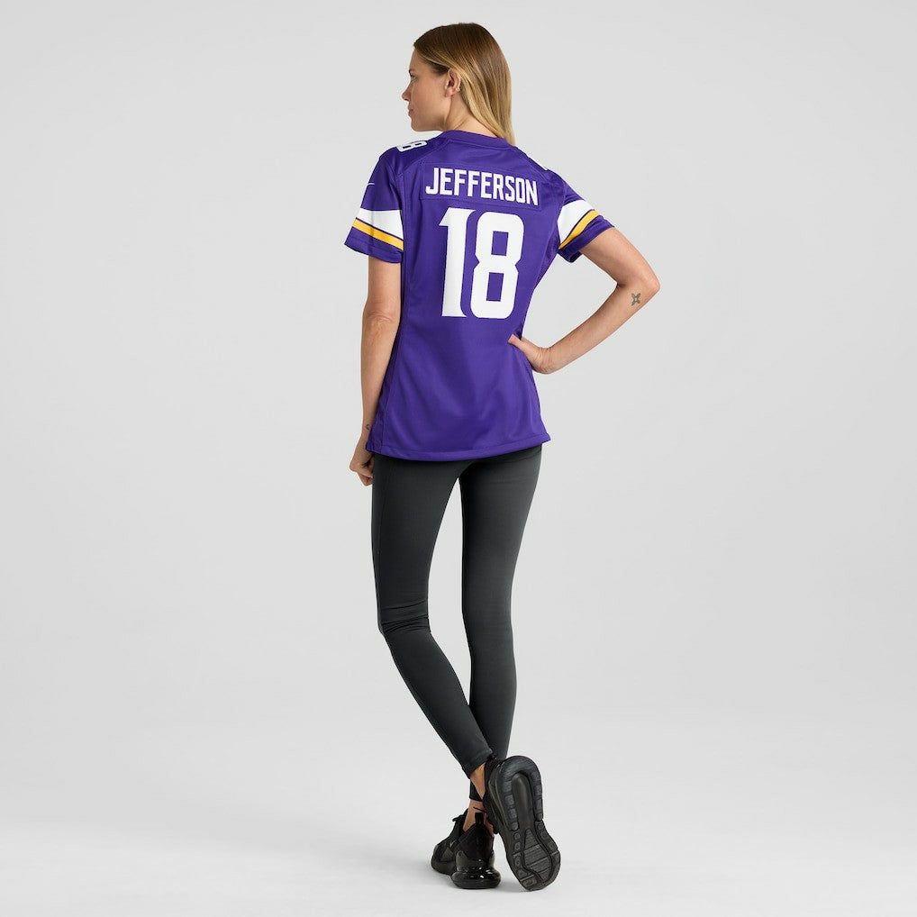 Justin Jefferson Minnesota Vikings Women's Game Jersey - Purple