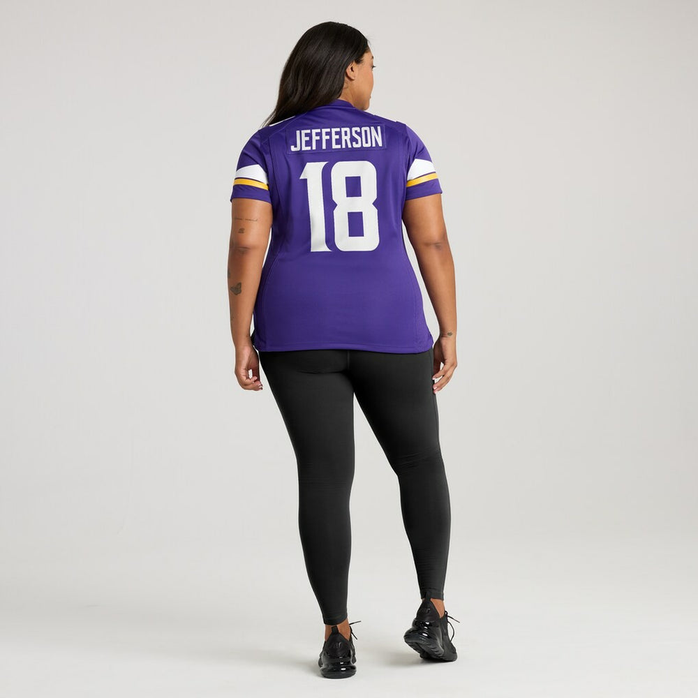 Justin Jefferson Minnesota Vikings Women's Game Jersey - Purple