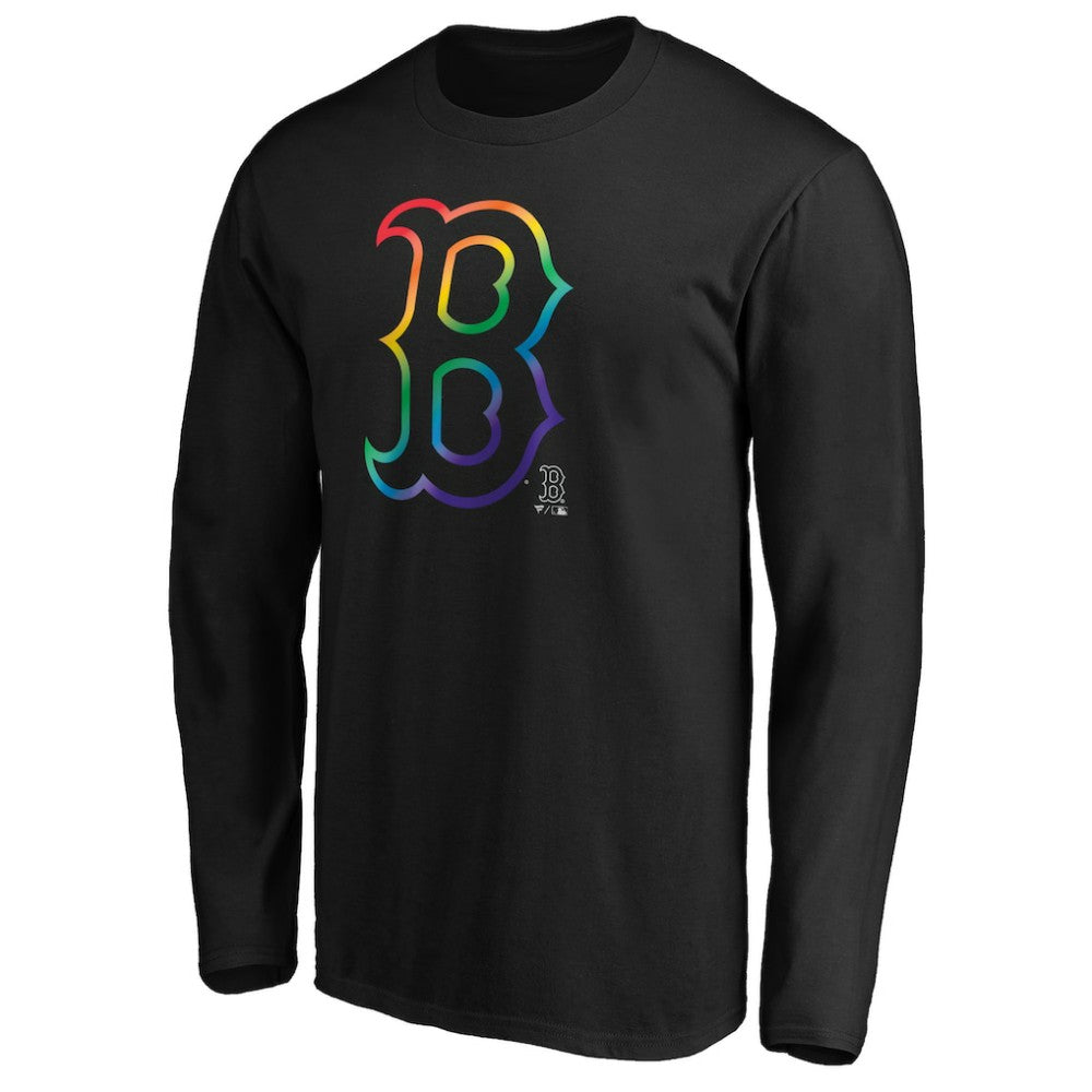 Boston Red Sox Team Pride Logo Long Sleeve T-Shirt Black