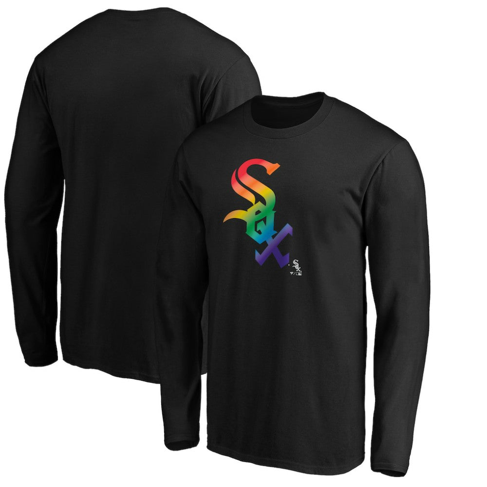 Chicago White Sox Team Pride Logo Long Sleeve T-Shirt Black