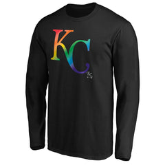 Kansas City Royals Team Pride Logo Long Sleeve T-Shirt Black