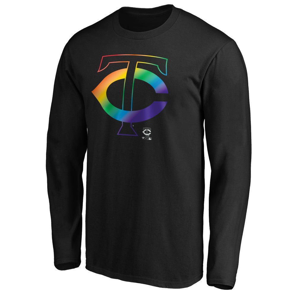 Minnesota Twins Team Pride Logo Long Sleeve T-Shirt Black
