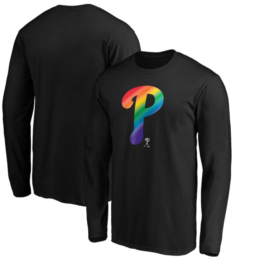 Philadelphia Phillies Team Pride Logo Long Sleeve T-Shirt Black