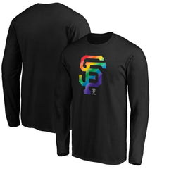 San Francisco Giants Team Pride Logo Long Sleeve T-Shirt Black