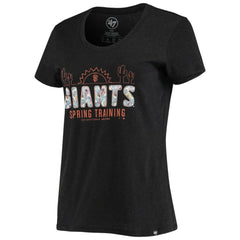 San Francisco Giants Women's Spring Training Floral Fill Club T-Shirt Black | 47 brand