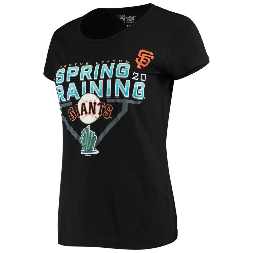 San Francisco Giants G-III Sports by Carl Banks Women's 2020 Spring Training Endzone T-Shirt Black