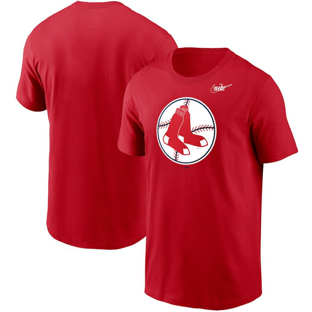 Boston Red Sox Cooperstown Collection Logo T-Shirt Red | Nike