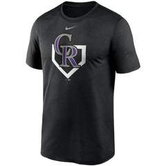 Colorado Rockies Icon Legend Performance T-Shirt Black | Nike