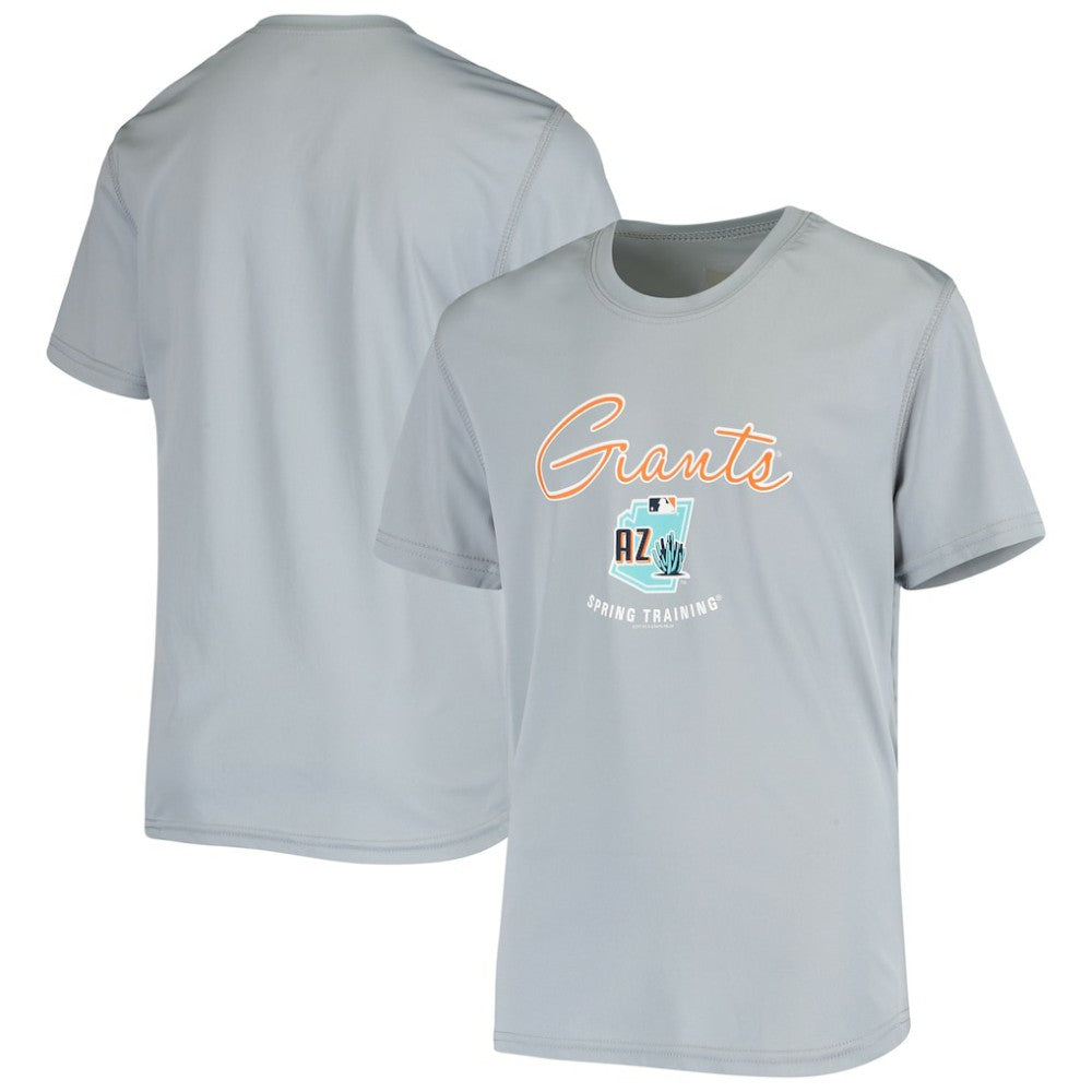 San Francisco Giants Youth Spring Training Script Logo T-Shirt Gray