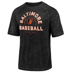 Baltimore Orioles Line Up Primary Threat Striated T-Shirt Black