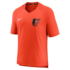 Baltimore Orioles Authentic Collection Pregame Performance V-Neck T-Shirt Orange | Nike
